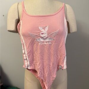 O-Mighty Pink Bunny Embroidered Top